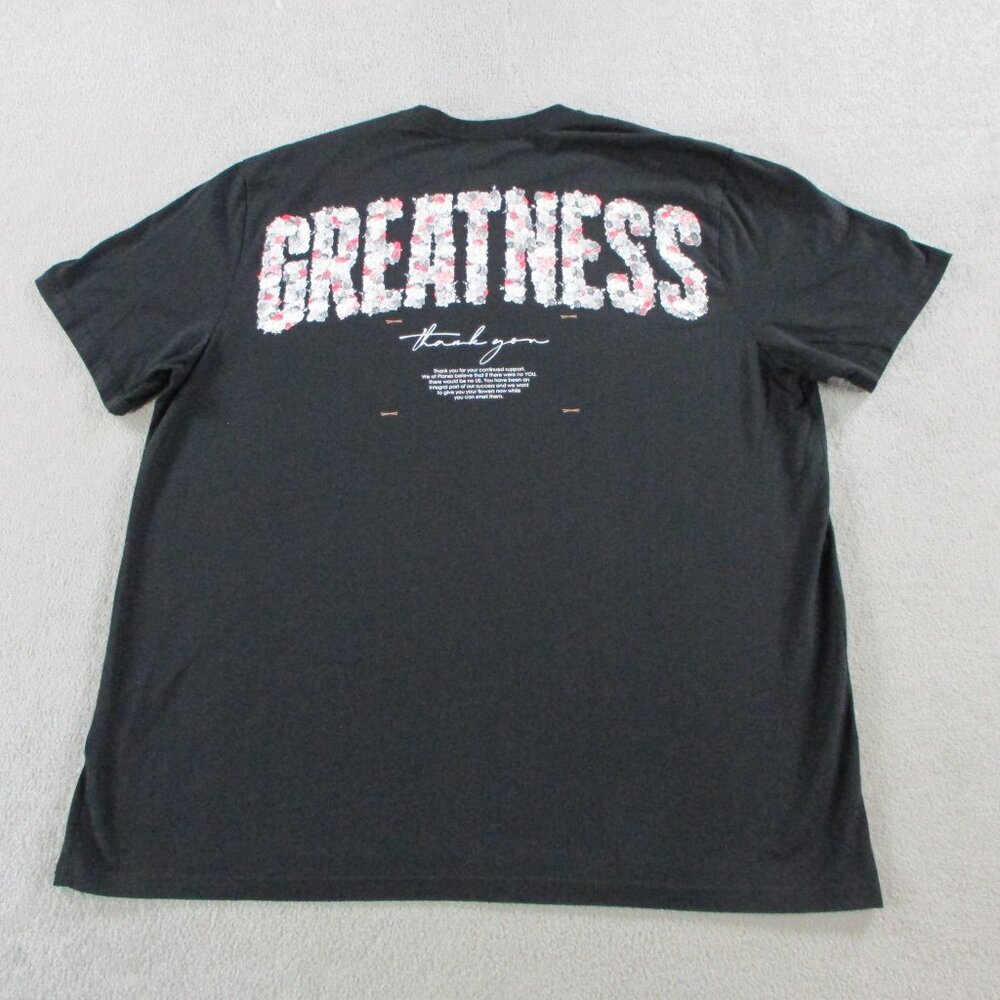 Paper Planes T Shirt Adult 2XL XXL Black Pink Rose From Greatness Process Crew